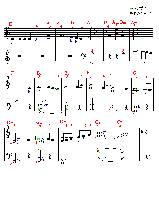 ジョスランの子守歌2 楽譜