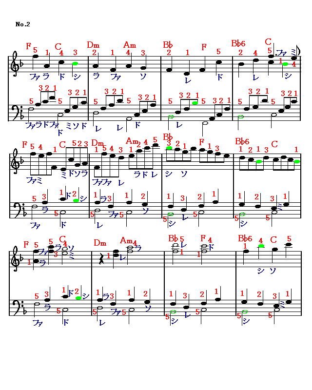 つむぎ歌2 楽譜