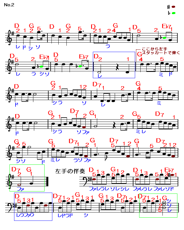 セレナーデ２　楽譜