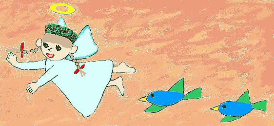 コロボックルの少女は卒業試験に合格して、空を飛べるようになりました